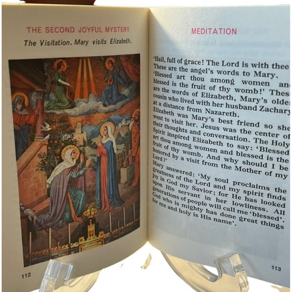 Vintage Blessed Trinity Catholic Missal 1973 Pocket Size Illustrated - Picture 9 of 9